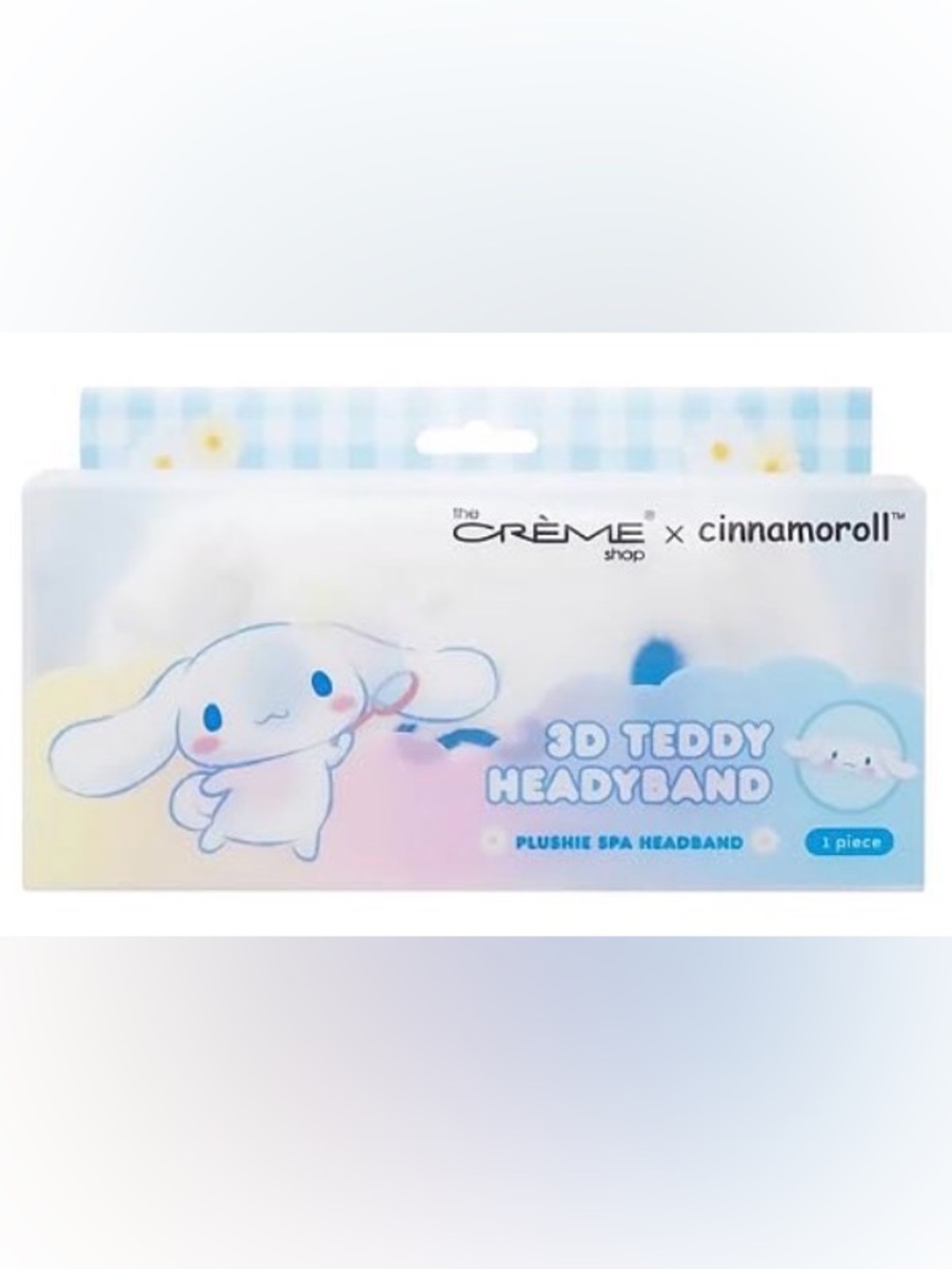 The Crème Shop x Cinnamoroll Pink Plush 3D Teddy Headband